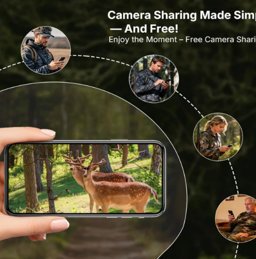 GardePro X60 Pro Max 2025 Cellular Trail Camera 32GB Memory Live View